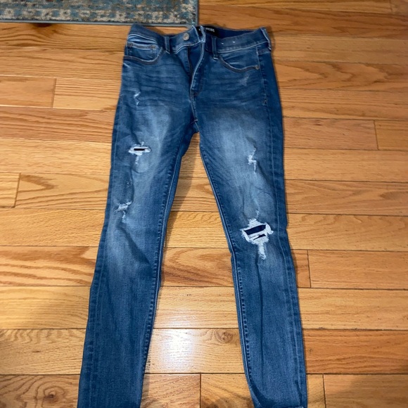 Express Denim - Express blue ripped jeans size 2r